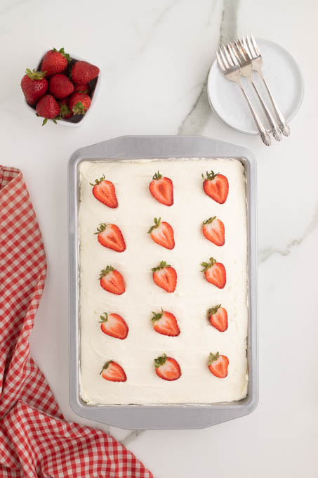 SOLD Exclusive - Strawberry Trifle Poke Cake