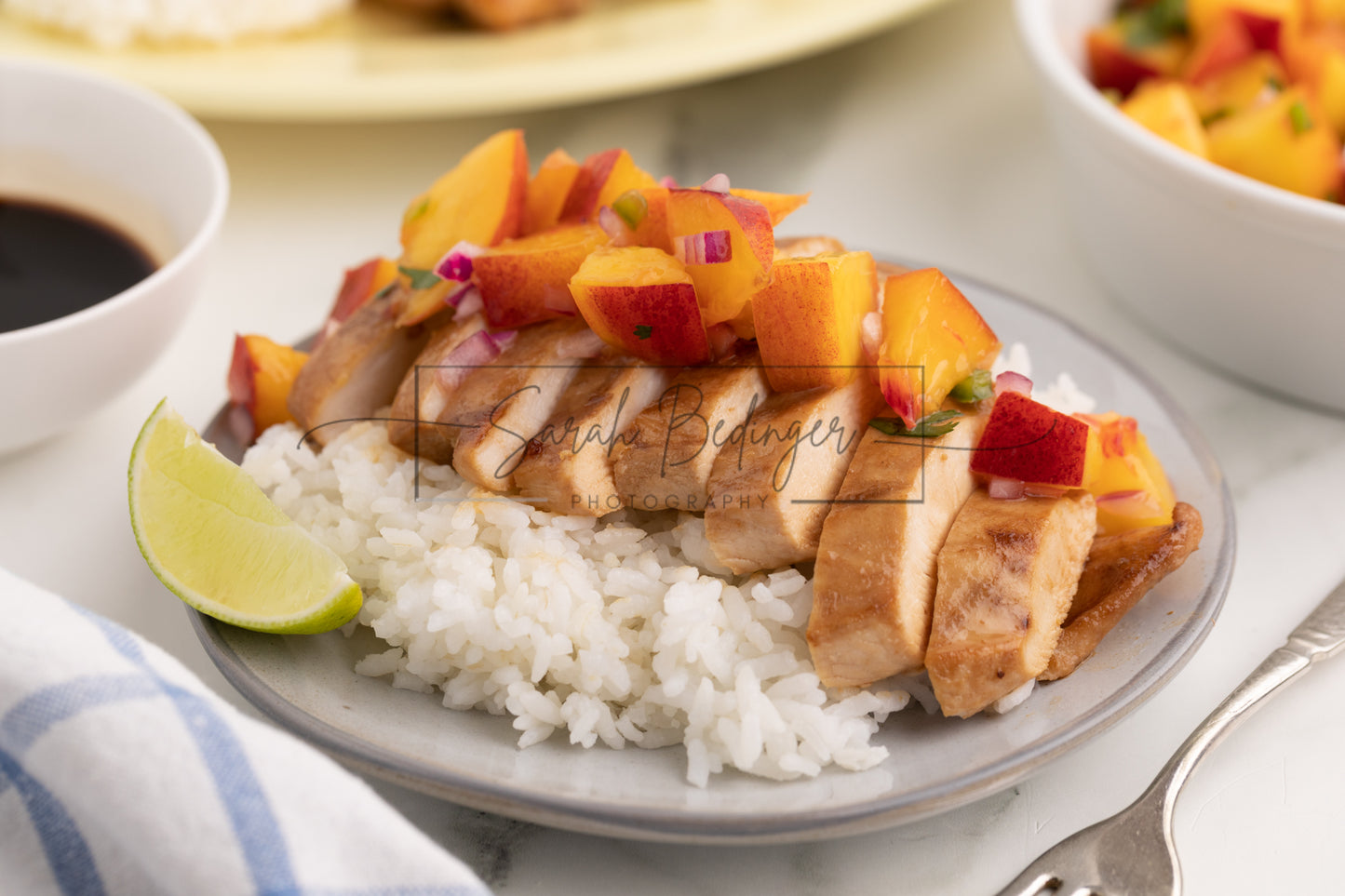 Sheet Pan Chicken with Nectarine Salsa - Exclusive