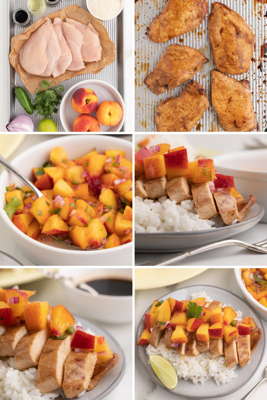 Sheet Pan Chicken with Nectarine Salsa - Exclusive